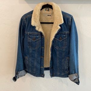 Top shop denim jacket size 6